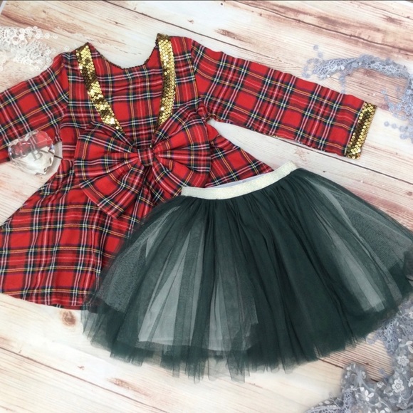 Boutique Girls Christmas Dress - Picture 6 of 6